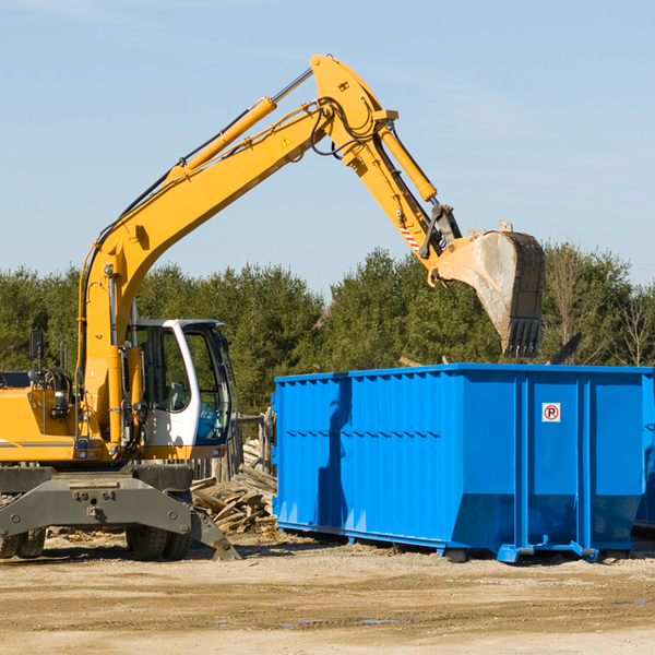 what size residential dumpster rentals are available in Rogers County